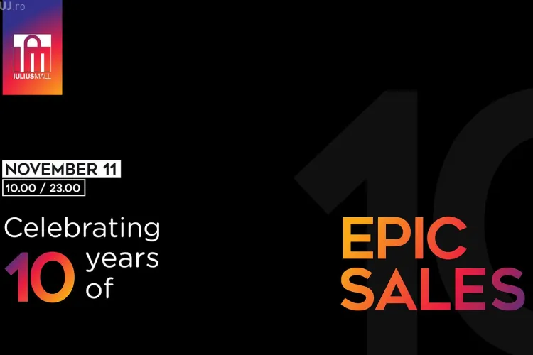 Iulius Mall Cluj: Oferte de până la 50%, la aniverstarea de 10 ani