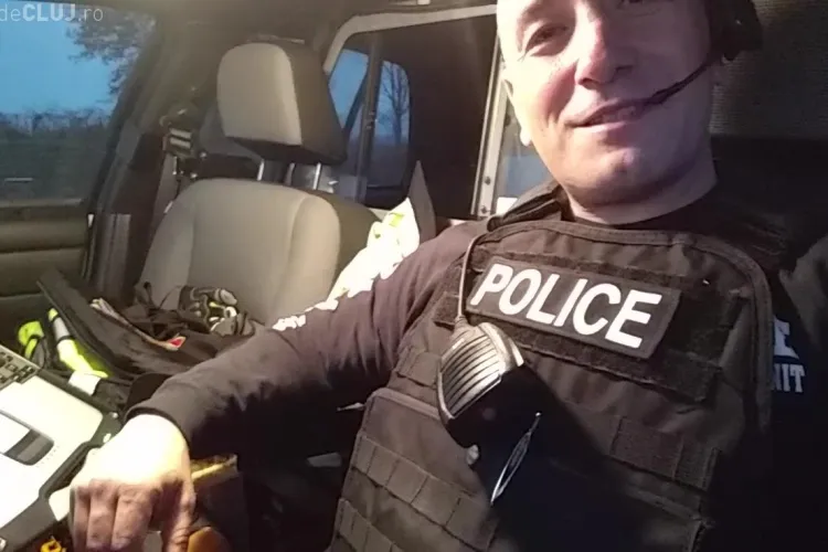 Șeriful american originar din Cluj a prezentat cum arată o mașină de poliție din SUA - VIDEO
