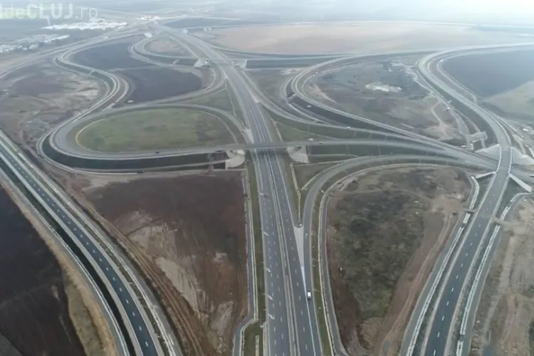 Clujul are cel mai spectaculos nod de autostradă din țară. ”Te lauzi cu catarama, dar n-ai curea” - FOTO