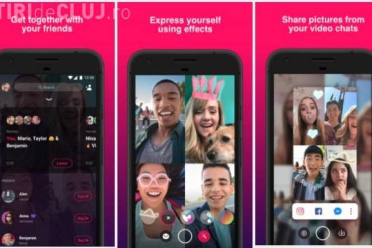 Facebook a lansat o nouă aplicație pentru apeluri video cu mai multe persoane simultan
