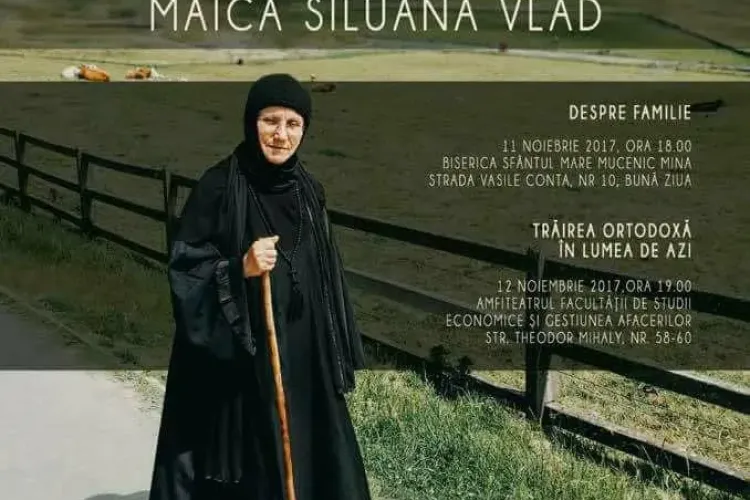 Maica Siluana Vlad vine la Cluj-Napoca, pentru o conferință despre familie