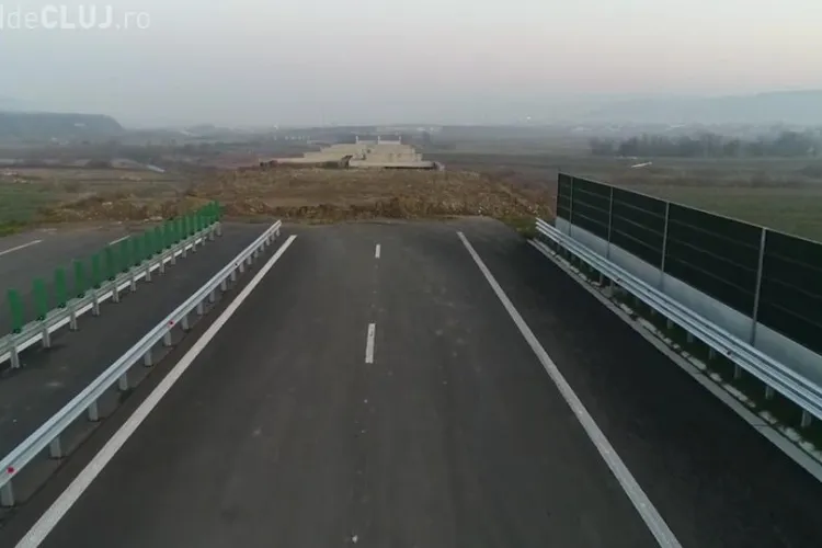 Autostrada Transilvania chiar duce nicăieri! După 4 ani se lucrează, în final, și la podul peste Someș - VIDEO