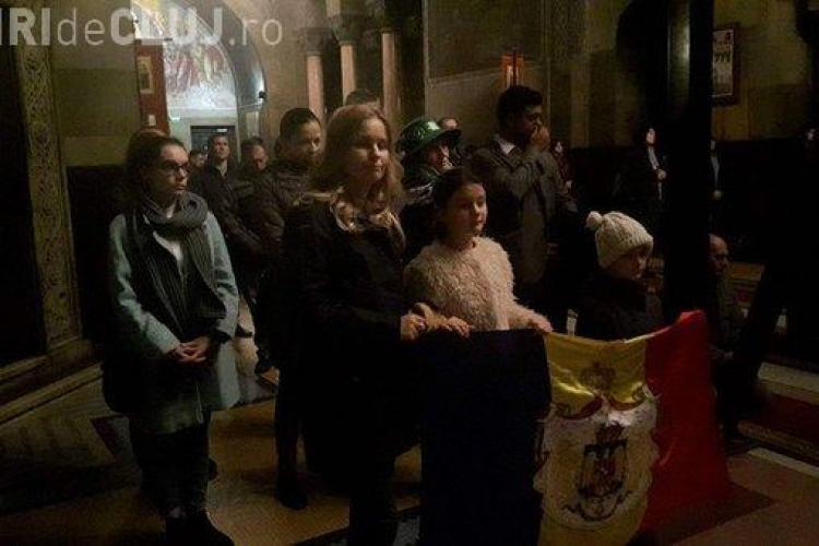 Cluj: Monarhiștii s-au rugat pentru sănătatea Regelui Mihai I