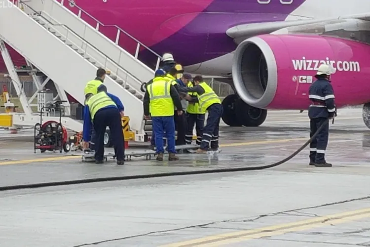 Exercițiu de antrenament pentru situații de urgență pe Aeroportul Cluj FOTO/VIDEO