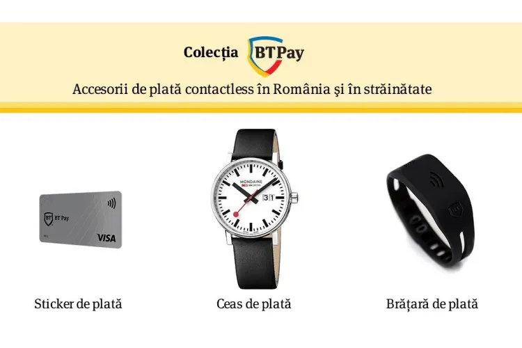 Banca Transilvania lansează, în premieră în România, Stickerul BT Pay