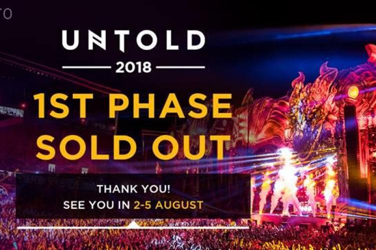 Primele 15.000 de bilete la UNTOLD 2018 s-au vândut în doar câteva minute