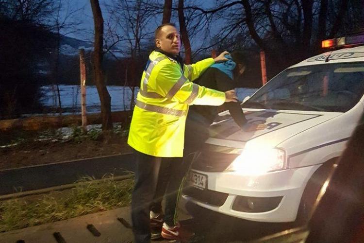 Șofer beat arestat în Florești! ”Eu am fost la volan?” / Martor: ”Sunt martori, mă nesimțitule!” - VIDEO