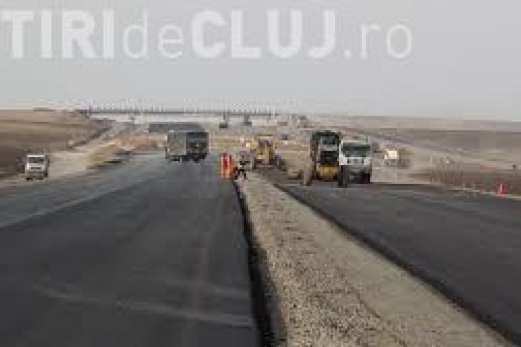CNAIR a amânat recepția lucrărilor pe lotul de autostradă Turda - Sebeș. Ce nereguli s-au constatat