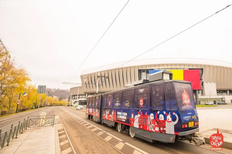 La Cluj-Napoca va circula tramvaiul lui Moș Crăciun. Pe ce traseu