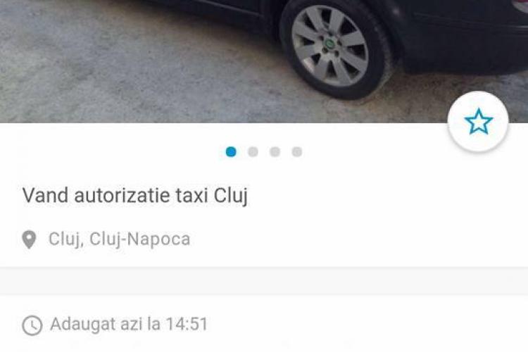 Cluj-Napoca: Licențe de taxi vândute cu 30.000 de euro