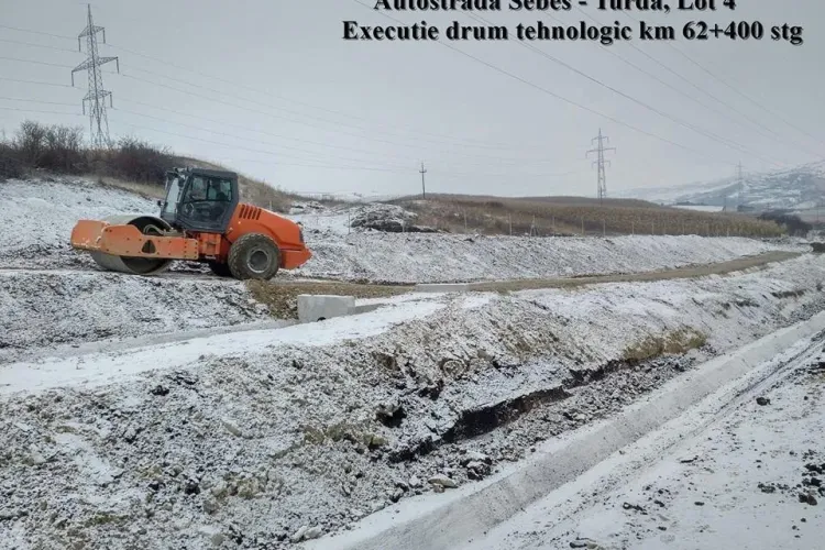 Teste pe austostrada Turda - Sebeș. E terminată, dar CNAIR acuză să sunt probleme - FOTO