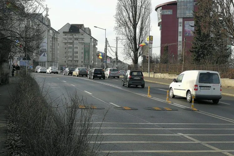 Cluj-Napoca: Limitatoare de viteză pe Calea Turzii - FOTO