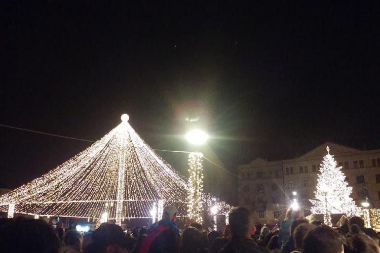 Târgul de Crăciun din Cluj e frumos, dar prețurile MARI