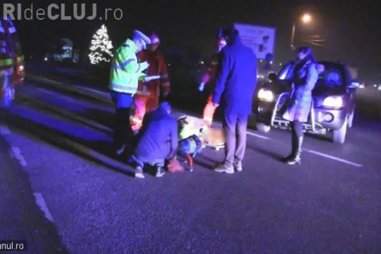 CLUJ: Biciclist rănit grav la Dej. Un șofer neatent nu i-a acordat prioritate VIDEO