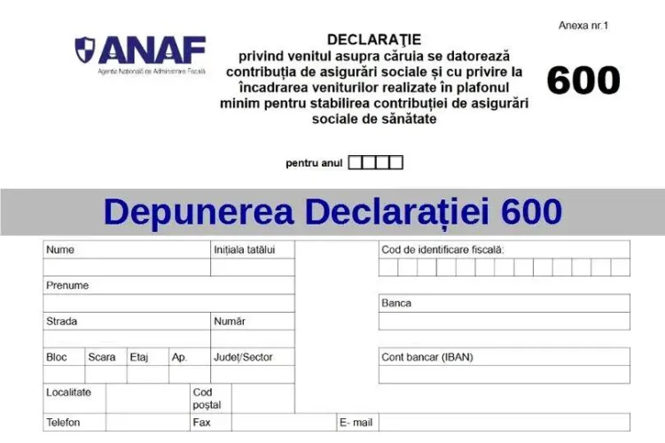 Cluj: Declarația 600 se poate trimite și electronic