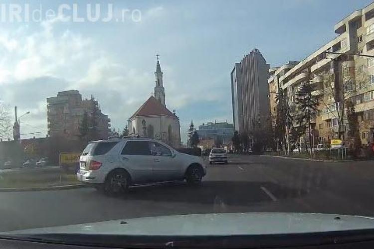 Cluj-Napoca: Cum se produc tamponările din prostie - VIDEO