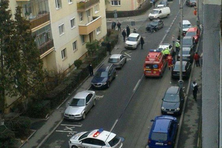 Accident grav pe strada Fabricii de Zahăr! Cinci mașini au fost implicate FOTO