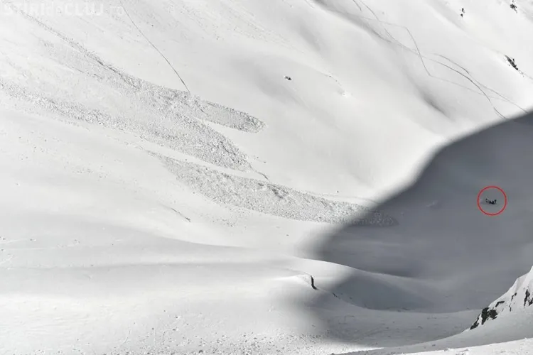 Salvamont Cluj a participat la salvarea unui grup de turiști surprinși de avalanșă - FOTO