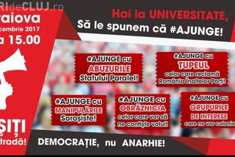 PSD face proteste cu haștagul #AJUNGE. Mitingurile încep sâmbătă