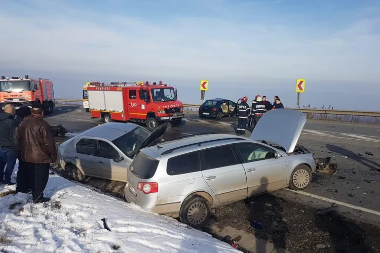 A fost ARESTAT! Șoferul care a produs accidentul din ”curba morții” era BĂUT