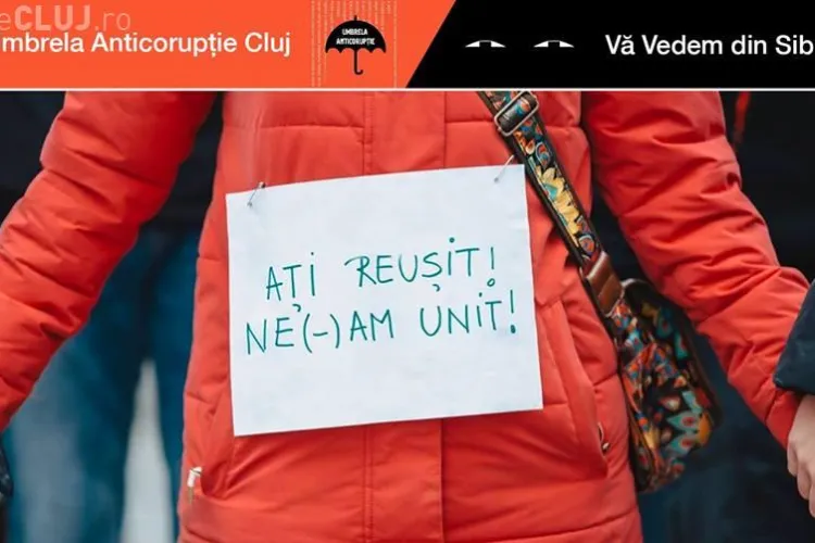 Protest, sâmbătă, la Cluj: Ne(-)am unit: Vă vedem din Cluj și Sibiu