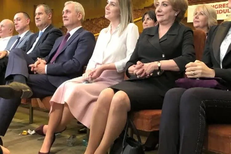 Dragnea, susținut la Congres de iubita lui cu 30 de ani mai tânără - FOTO