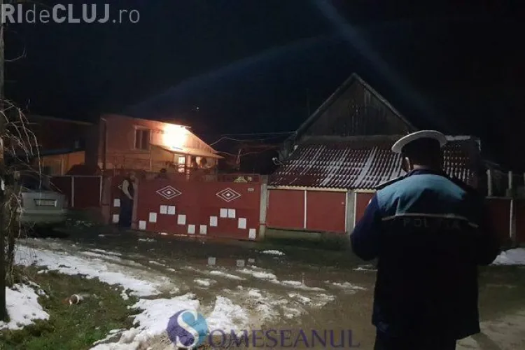Caz tragic într-un sat clujean. O femeie a ars de vie în propria curte VIDEO