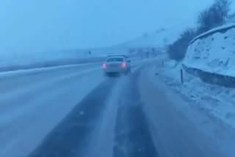 Drumul național Cluj-Napoca - Turda, un PERICOL pentru șoferi: Iarna nu-i ca vara! - VIDEO