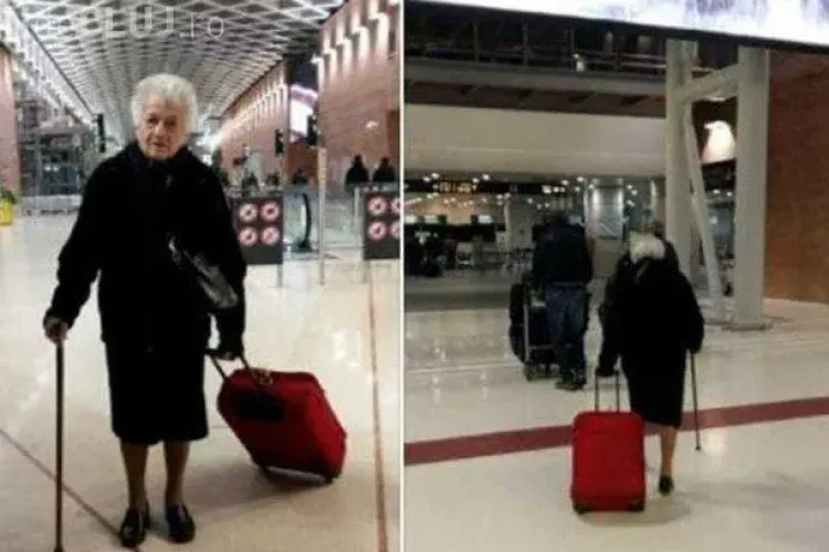 Fotografie emoționantă cu o bunică de 93 de ani care a devenit virală