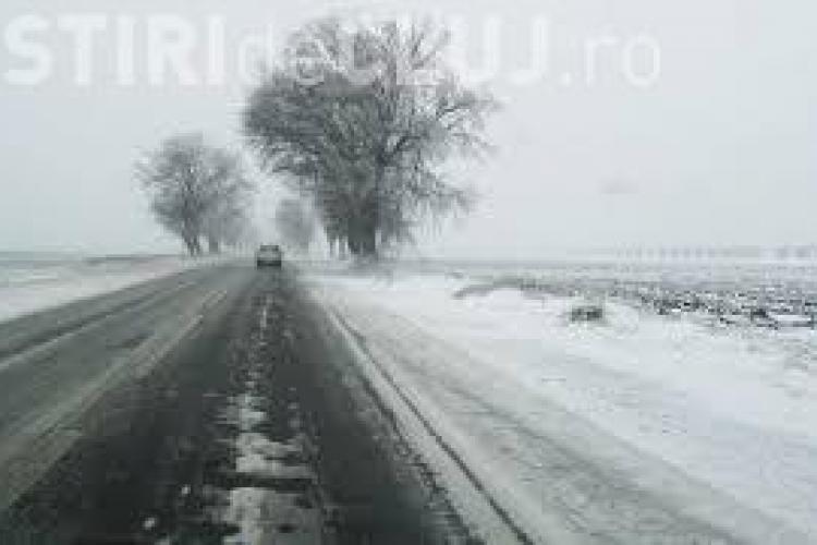 INFOTRAFIC: Se circulă în condiții de ninsoare în mai multe județe. Ce se anunță la Cluj