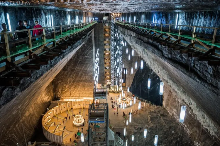 Salina Turda, pe primul loc în topul The Guardian al celor mai excentrice obiective de vizitat
