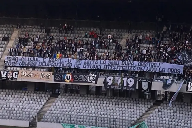 Meciul CFR 2 - U Cluj s-a mutat de pe Cluj Arena
