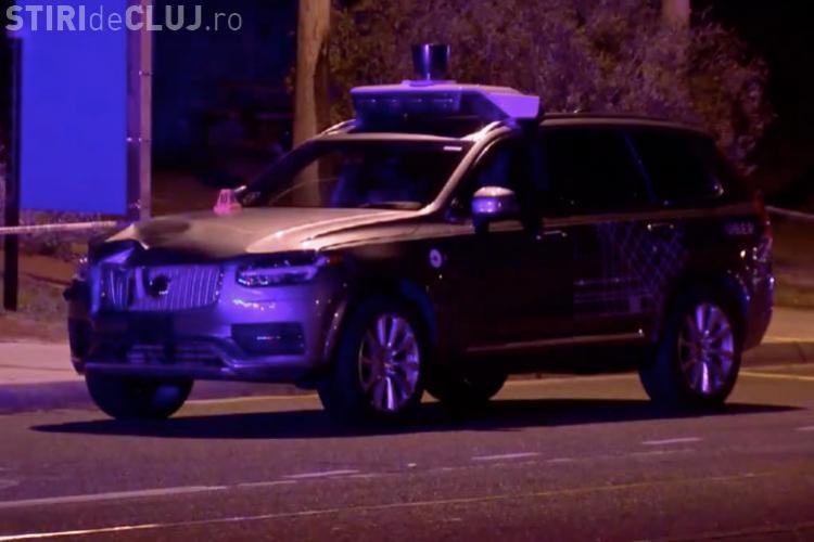 Momentul în care o mașină autonomă Uber accidentează mortal o femeie - VIDEO