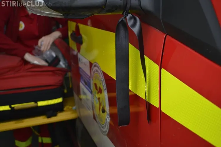 Personalul ISU Cluj va păstra un moment de reculegere pentru minorul mort în accident