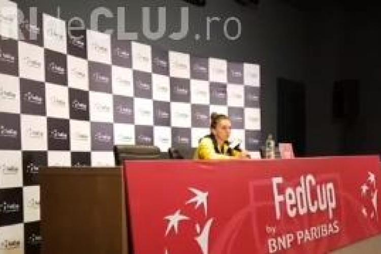 Simona Halep, după victoria de la Cluj: E de trei ori mai greu decât în finala de la Melbourne VIDEO