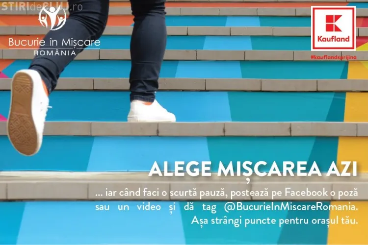 Clujul are nevoie de susținere - încă două zile de concurs. Competiția "Alege mișcarea azi” (P)