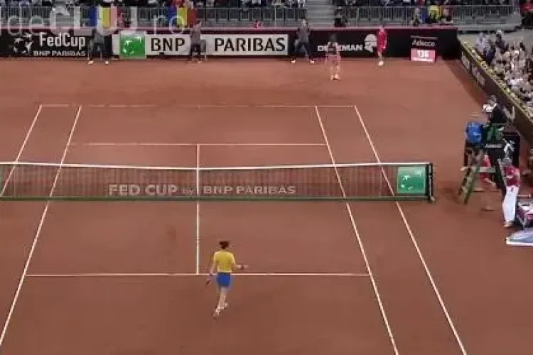 E OFICIAL! România s-a calificat în Grupa Mondială Fed Cup, după victoria lui Halep în fața veteranei Patty Schnyder