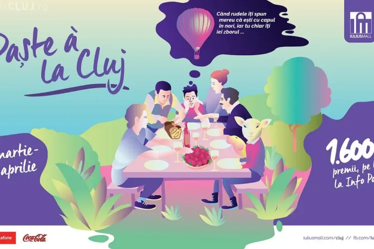 Iulius Mall îți propune să sărbătorești un Paște a la Cluj, cu peste 1.600 de premii care invită la distracție și relaxare (P)