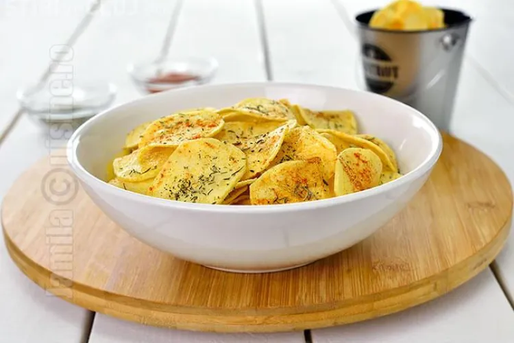 Chipsuri de cartofi ce pot fi gătite acasă