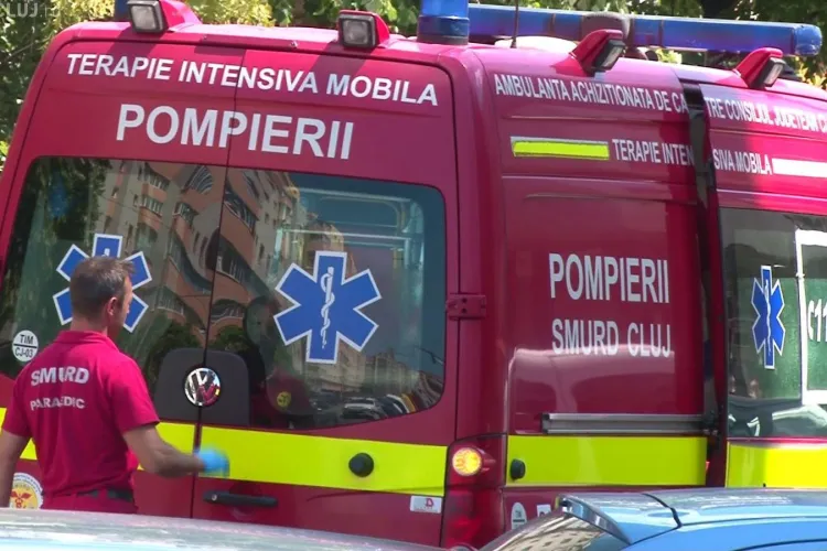 Cluj: Adolescent căzut de la etaj pe strada Arinilor