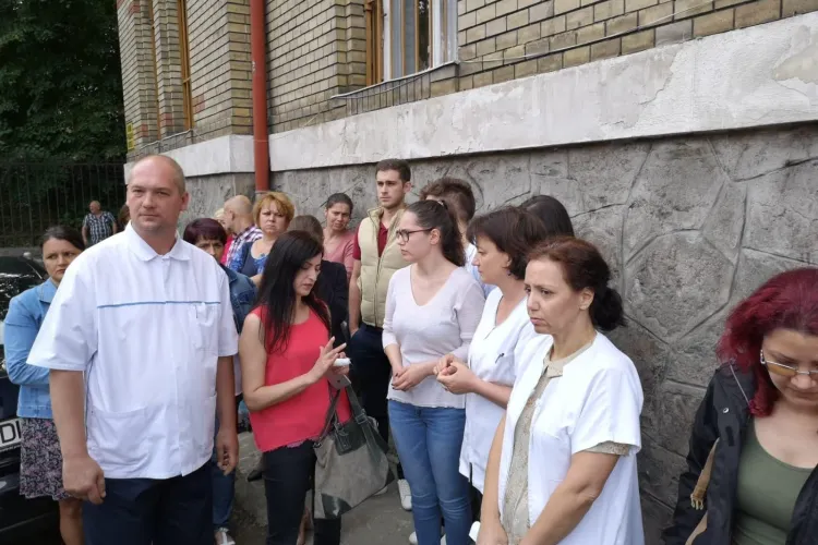 CLUJ: Tehnicienii radiologi au protestat la Spitalul Clinic Județean de Urgență. Au amenințat cu demisia în masă