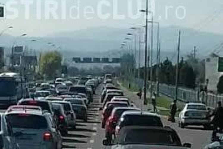 Haos în trafic dinspre Florești spre Cluj! Lucrările de asfaltare cauzează blocaje de circulație