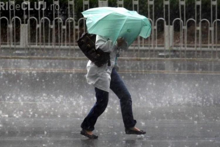 Meteorologii anunță o săptămână de ploi la Cluj. Vezi cum va fi vremea