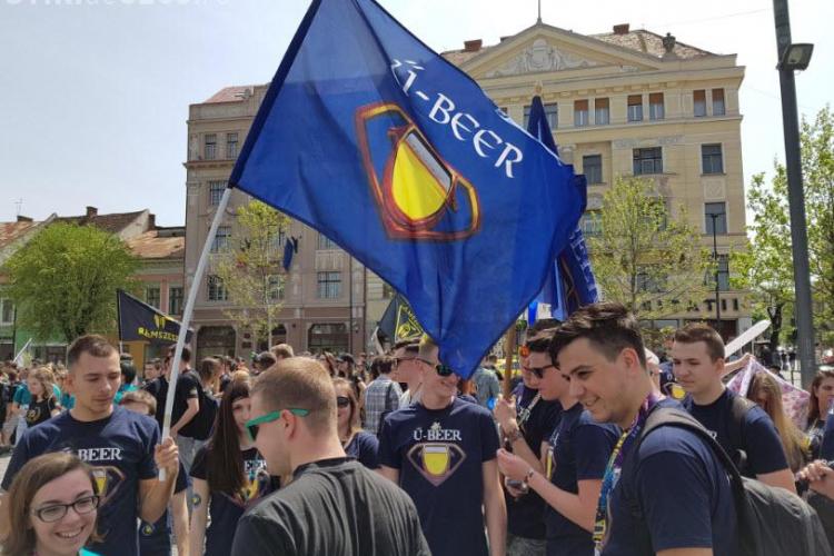 Cluj: Zilele Studenților Maghiari încep în 9 mai. Se adună în Piața Unirii