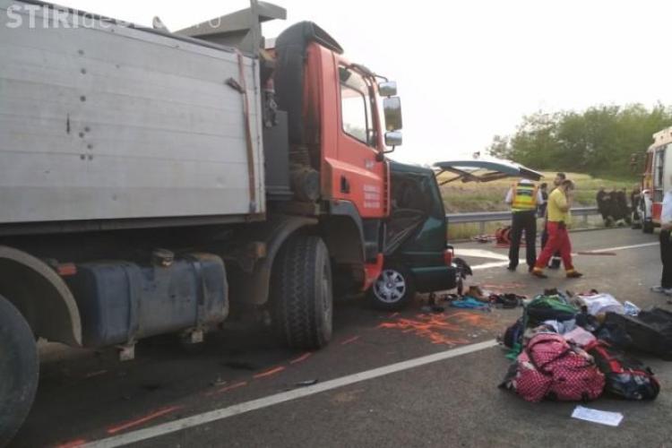 Nouă morți - Accident cu microbuz românesc în Ungaria