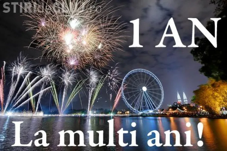 Stiri de Cluj implineste astazi un an! Va multumim tuturor ca ati fost alaturi de noi in anul de debut!