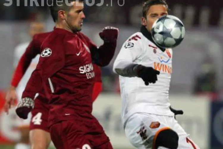 Partida CFR Cluj - AS Roma, arbitrata de o brigada din Scotia