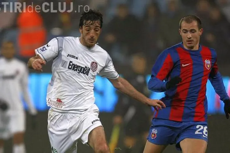 Steaua - CFR Cluj 2-2! Traore a avut victoria in varful bocancului - REZUMAT VIDEO