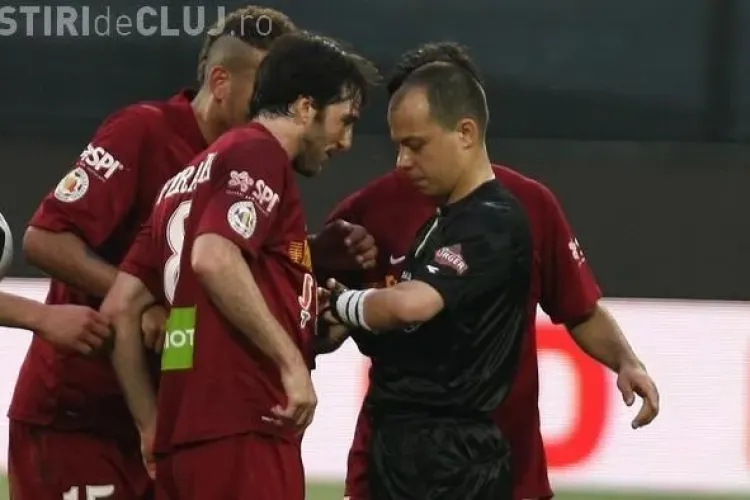 Marius Avram va arbitra meciul Steaua - CFR Cluj