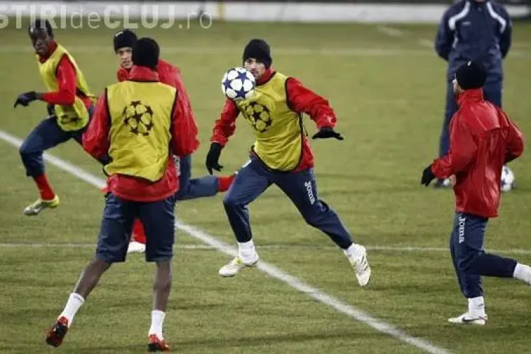 CFR Cluj a facut marti dupa amiaza antrenamentul oficial -  FOTO